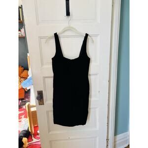 Ann Taylor Sexy LBD cocktail dress black velvet NWT Women's Size 6
